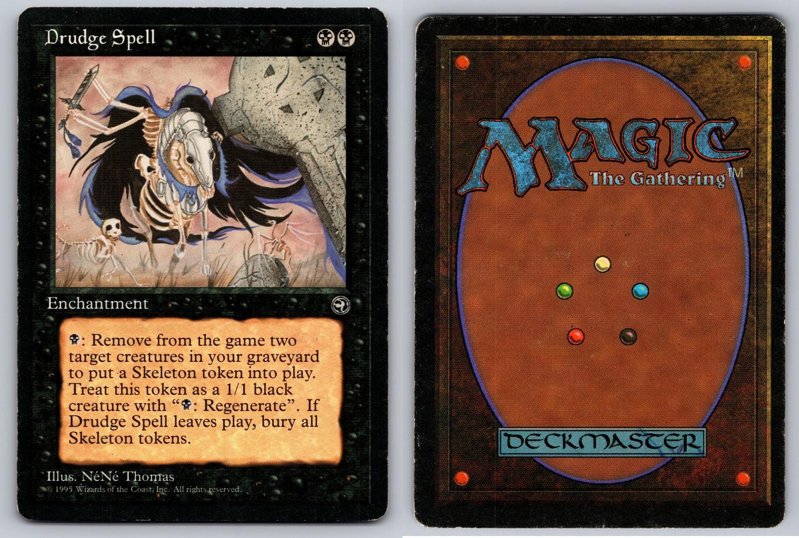 DRUDGE SPELL UNCOMMON HOMELANDS MAGIC: THE GATHERING LP