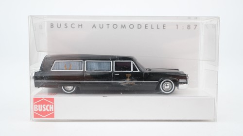 Busch H0 42919 American Station Wagon "Instituto funerario" | Condition: Gebraucht