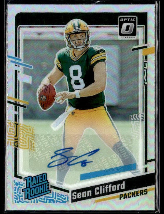 L19,144 - 2023 Donruss Optic Rated Rookies Auto Holo #242 Sean Clifford /150