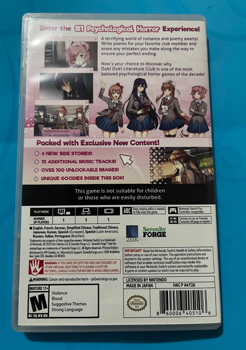 Doki Doki Literature Club Plus! PREMIUM PHYSICAL EDITION