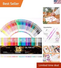 Ultimate 36-Piece Glitter Gel Pens Set - Non-Toxic  Ideal for Creative Projects