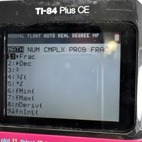 Pink Texas Instruments TI-84 Plus CE Color Graphing Calculator W/Cable No Cover - Picture 3 of 9