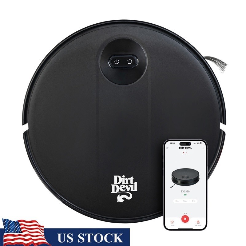 Robot Vacuum Cleaner Smart Navigation WiFi Control HEPA Filter Pet Hair Removal-image