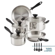 Farberware Reliance 12pc Stainless Steel Cookware Pot and Pan Set