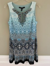 NWT White House Black Market S Sequin Sleeveless Shift Dress