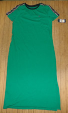 WOMENS TOMMY HILFIGER MAXI T-SHIRT DRESS~GREEN~SZ SMALL~NWT