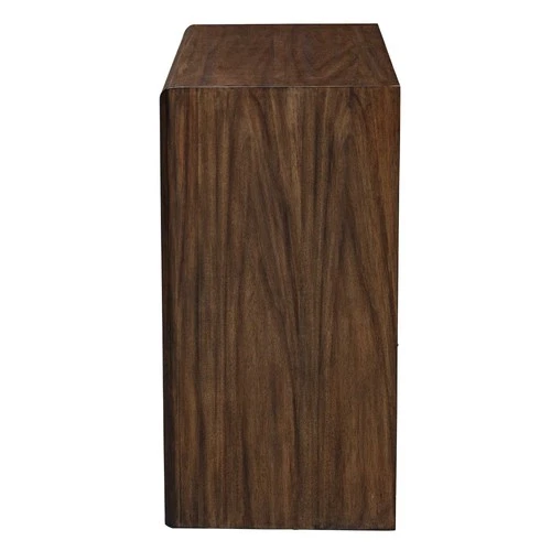 Uttermost 50053 Bowtie 38"W 3 Drawer Acacia Wood Chest - Deep Whisky - Picture 4 of 6