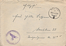 Niemiecka poczta polowa 2.WK FPN 37579 Kfz.Holownik 754