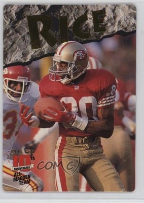 1993 Action Packed All-Madden Team 24 Kt Gold 1003/1750 Jerry Rice #7G HOF 05k6