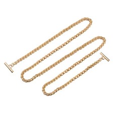 Iron Flat Chain Strap 55" Handbag Purse Chain Strap DIY Bag Replacement Gold