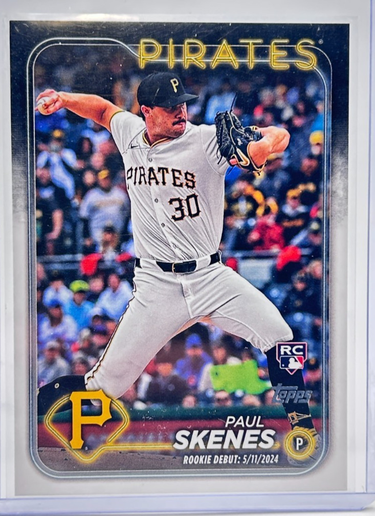 PAUL SKENES (RC) - 2024 Topps Update #US288 Pittsburgh Pirates - Rookie Debut