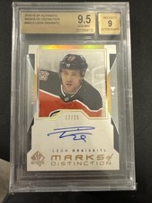Leon Draisaitl 2018-19 SP Authentic Marks of Distinction Auto /25 #MD-LD