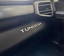 WHITE DASHBOARD LETTERS FOR TUNDRA 2022 2023 2024 2025 DASH INSERT NOT DECALS