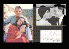 A4 Signed Richard Burton And Elizabeth Taylor Beautiful Item. Ready to Frame