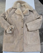Luxury Vintage French Shearling Coat | 100% Genuine Sheepskin | Made in France 