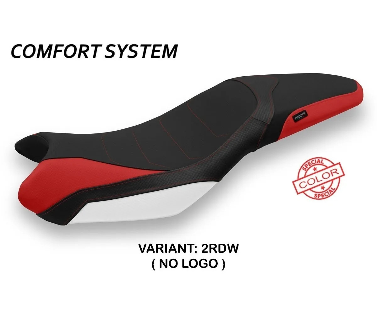 Seat cover Mariposa SColor CS S Red-White TPZ TRIUMPH STREET T 2013 2016 17W