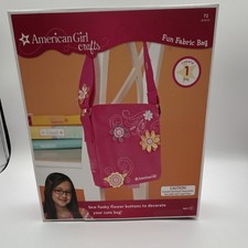 American Girl Fun Fabric Bag Kit 72 Pieces Craft Set Create One Bag
