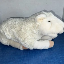 Folkmanis Realistic Full Body Plush Stuffed Animal Hand Puppet Lamb Sheep