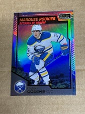 2020-21 O-Pee-Chee Platinum - Marquee Rookies Dylan Cozens #197 Aquamarine /499