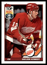 1991-92 O-Pee-Chee ! Sheldon Kennedy Detroit Red Wings #317
