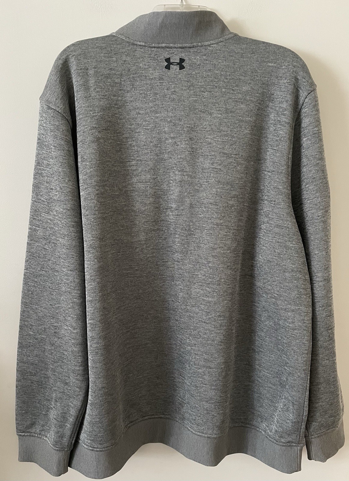 Under Armour Men's 2XL Gray Storm 1/4 Zip Long Sleeve Pullover Shirt Golf Casual thumbnail 2