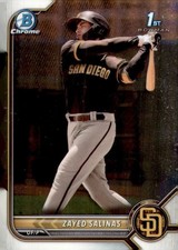 2022 Bowman Chrome 1st - Zayed Salinas