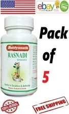 5 x Baidyanath Rasnadi Guggulu For Sciatica 80 Tabs Each Exp 2027