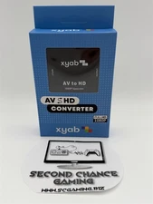 XYAB AV to HDMI Converter Full HD 1080p 720p Brand New In Box Retro Gaming