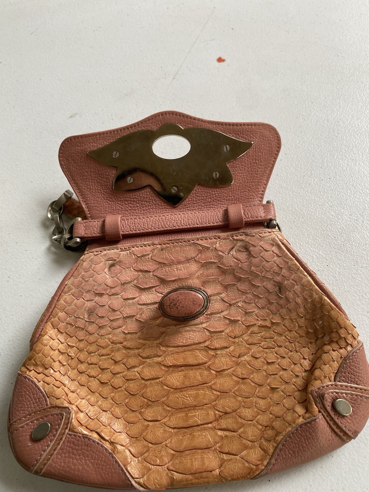 Judith Lieber Handbag Rare Python - image 3