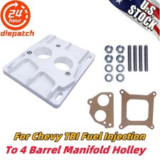 Pla For Chevy Tbi Fuel Injection To 4barrel Manifold Intake Manifold Adapter