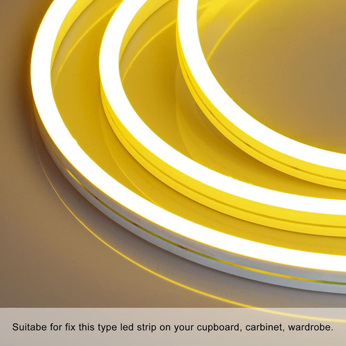 MECCANIXITY Rope Light Mounting Clips, 50 Pack Wall 8mm to 11mm, Silver