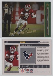 2022 Panini Luminance Rookie Green /99 John Metchie III #193 Rookie RC