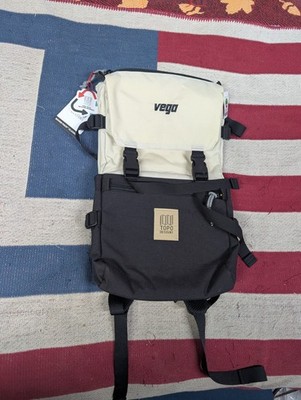 Topo Designs Rover Pack Classic Backpack, Bone White/Black New With Tags