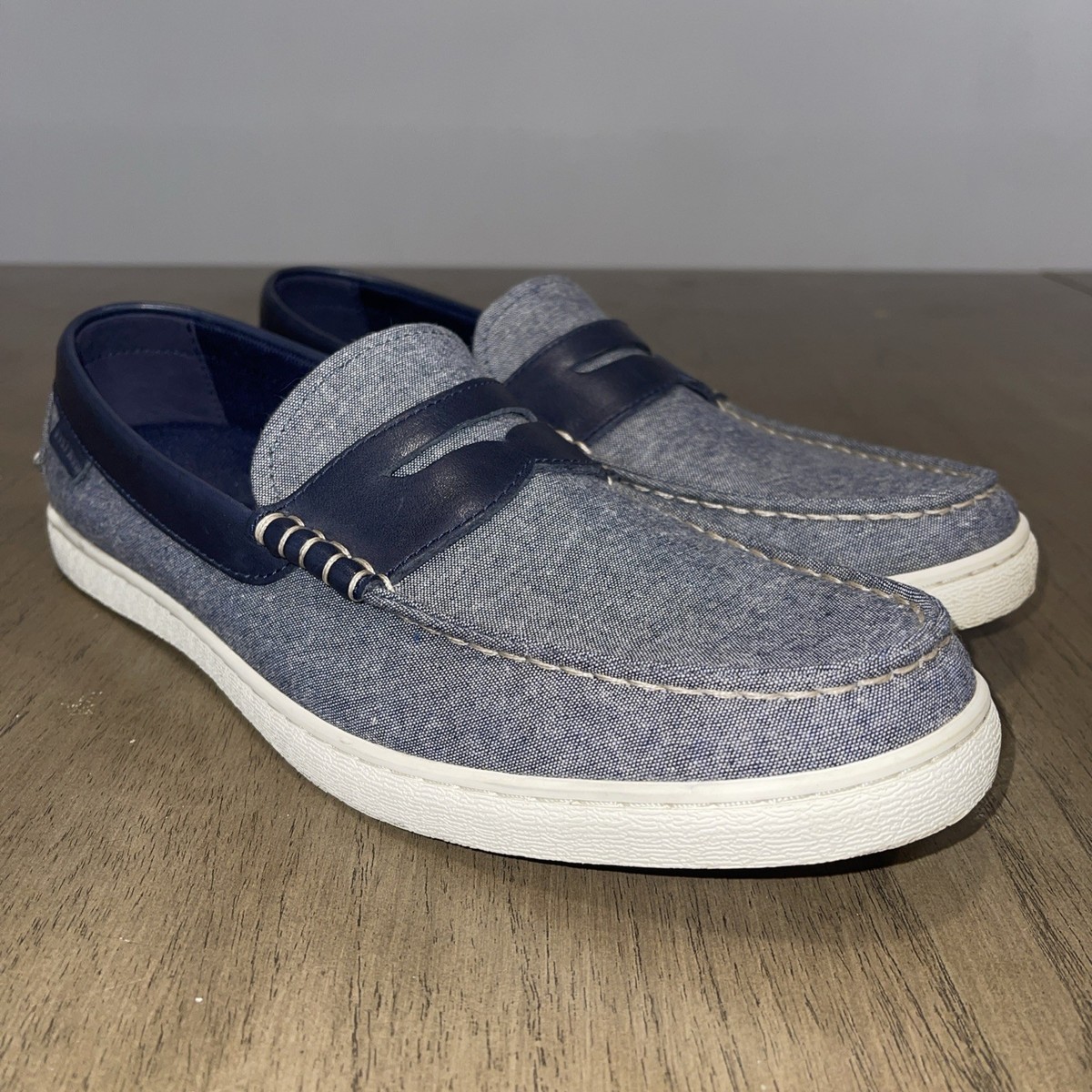 Cole Haan Pinch Weekender Men Size 11 M Blue Stitchlight  display picture 1
