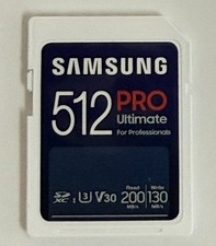 Samsung PRO Ultimate 512GB SDXC Full Size SD Card
