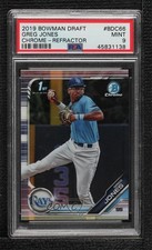 2019 Bowman Draft Chrome Refractor Greg Jones #BDC-66 PSA 9 MINT h7i