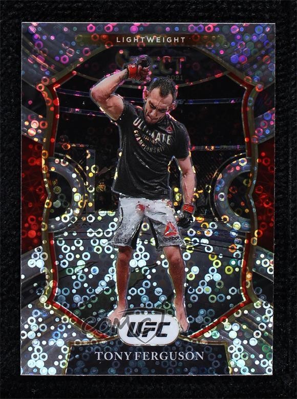 2021 Panini Select UFC Concourse Disco Prizm Tony Ferguson #91 yl8