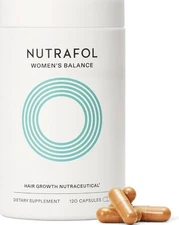*GENUINE* 1 NUTRAFOL WOMEN BALANCE HAIR GROWTH AGES 45+ 120 CAPS BOTTLE EXP 8/27