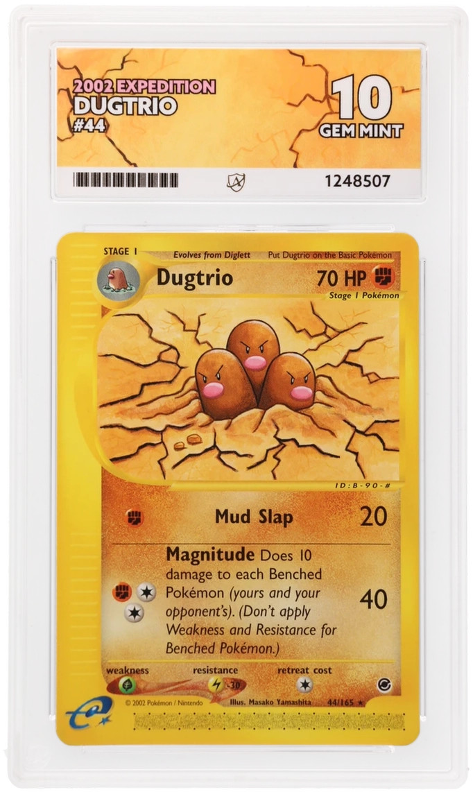 Ace 10 Dugtrio 44/165 Expedition Gem Mint Pokemon