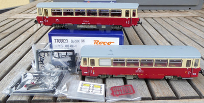 Roco 7700023 H0 Diesel Railcar 810 491 + Trailer ZSSK Epoch 5/6 LED New