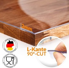 Tischfolie 2mm Transparent Klar Tischdecke Tischschutz Tischmatte PVC 60x120cm