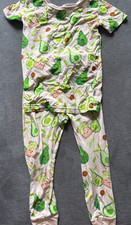 Little Sleepies Avocado Pajamas 2T EUC