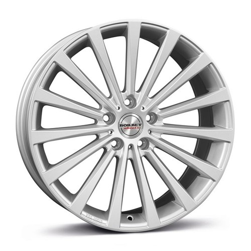 Borbet BLX Felgen 8,5x18 ET45 5x108 SIL für Jaguar S-Type XE XF XJ X-Type - Bild 1 von 4