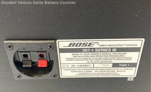 Bose 201 Series III Direct Reflecting Speakers - Picture 6 of 9