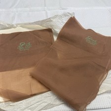 2 Vtg Sylvail Hosiery 51 Gauge 15 Denier DuPont Nylon Seamless Stockings 11 New
