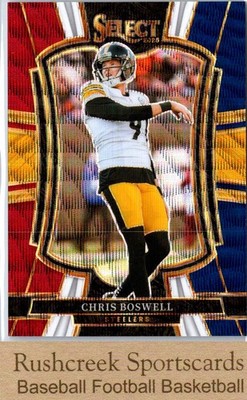 2025 Panini Select #151 Chris Boswell /299 Tri-Color Prizm