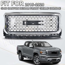 Front Bumper Grille Upper Grill 84733974 For 2015-2020 Gmc Canyon Denali Chrome