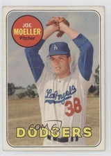 1969 Topps Joe Moeller (Last Name in Yellow) #444 0m2c