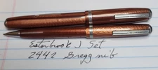 Esterbrook J Copper Pen & Pencil Set 2442 Gregg Nib 1.1mm Lead Click to Advance