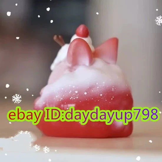 YOYO YEUNG Studio RABY Strawberry Gradient Red Soft Vinyl Figure Model H5CM(2in) - Image 4 of 4